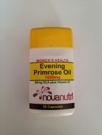 Evening Primrose Oil (Cold Pressed), 1000mg, 30 Capsules